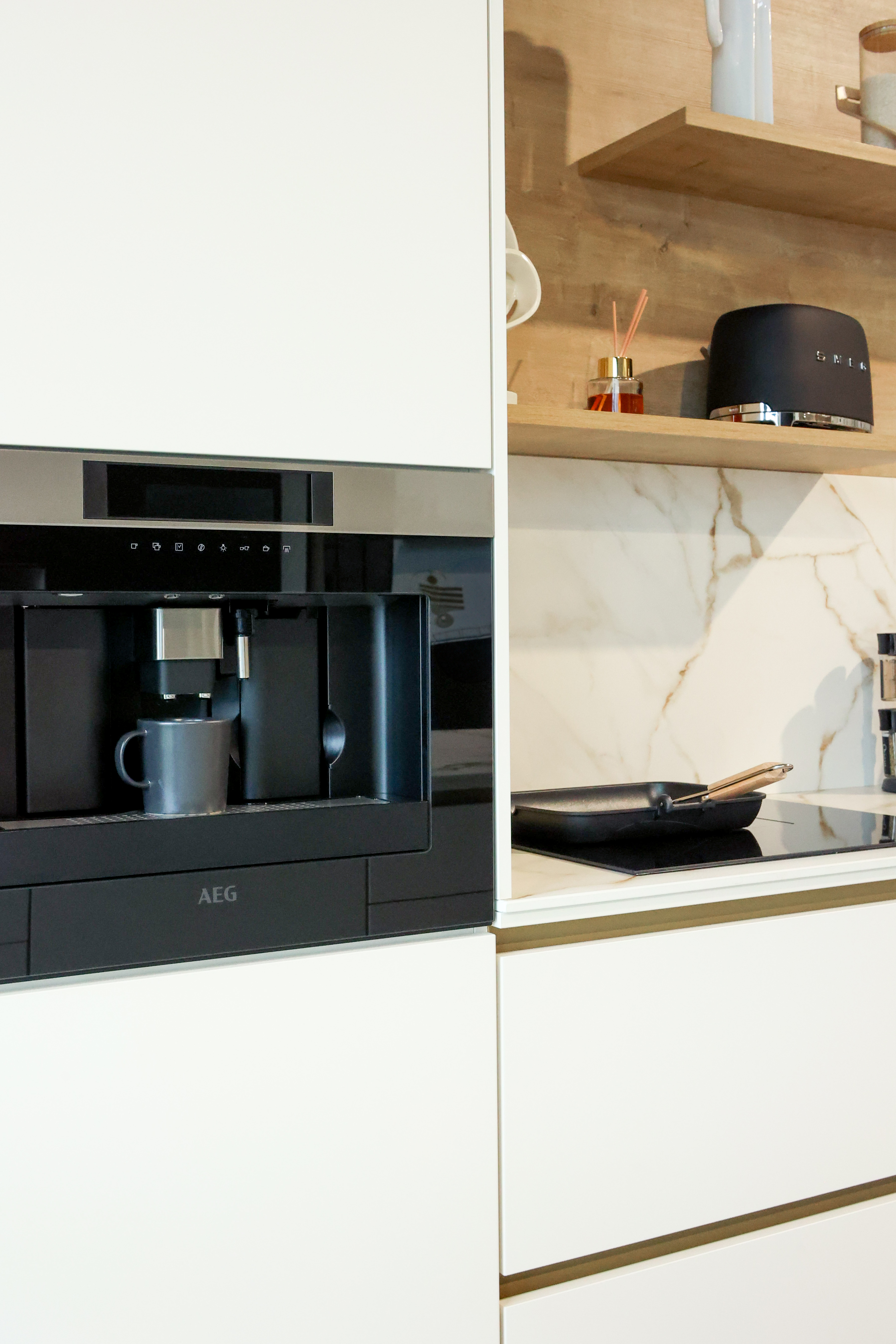 Cuisine blanche de showroom